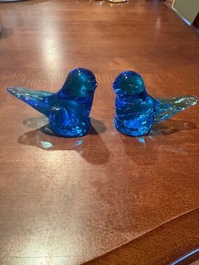 2 Signed Blue Birds of Happiness (large)